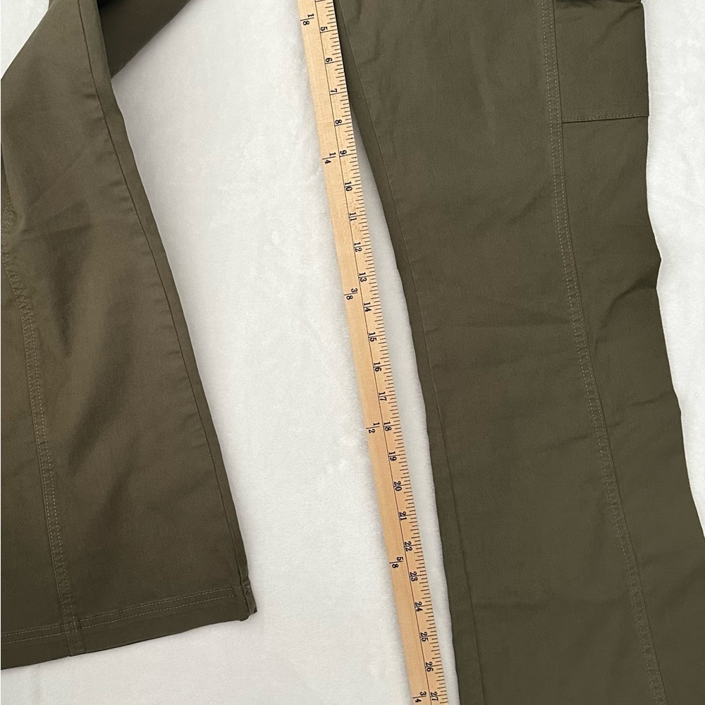 Columbia Cargo Pants Women’s Size 10 Regular Olive Green Hiking Utility Comfort - Picture 7 of 11